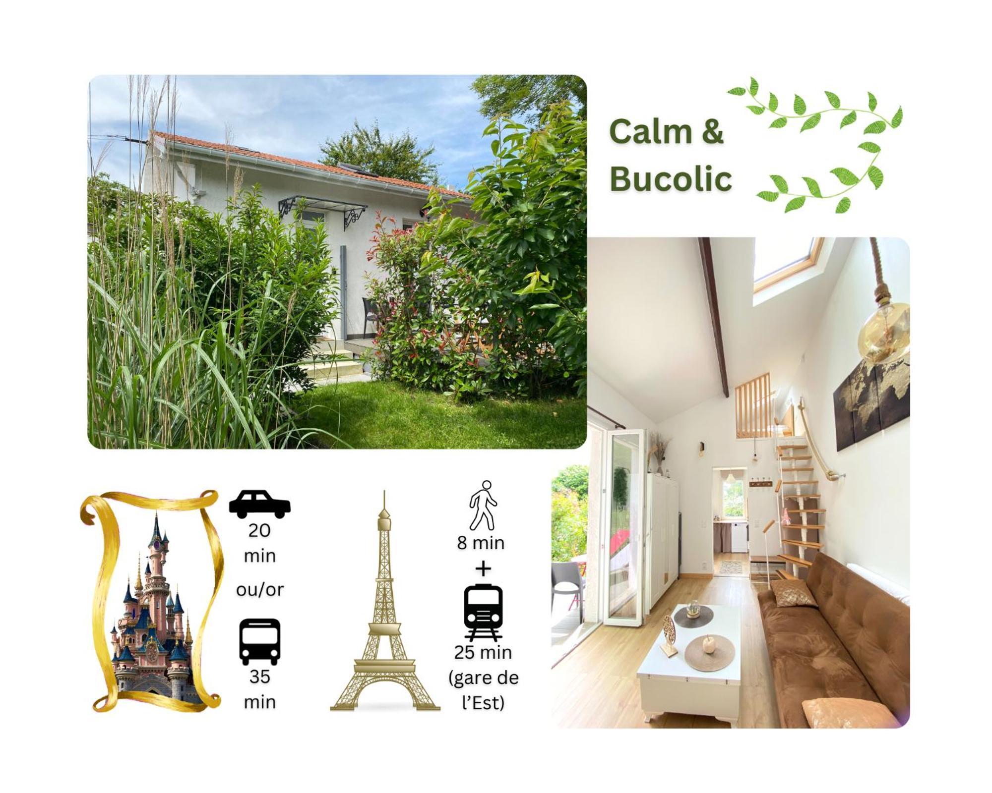 The Little Oak - Tiny House With Bed On Mezzanine & Terrace - From 1 To 4 P Disney, Paris & Cdg Pomponne Kültér fotó